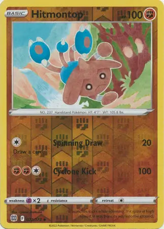 Hitmontop 072/172 (SWSH09: Brilliant Stars)  - Reverse Holofoil | Good Games Adelaide SA