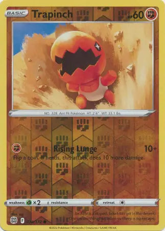 Trapinch 074/172 (SWSH09: Brilliant Stars)  - Reverse Holofoil | Good Games Adelaide SA
