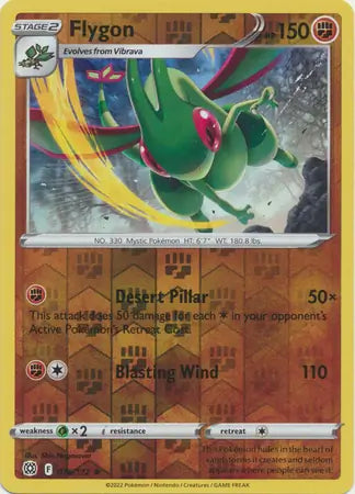 Flygon 076/172 (SWSH09: Brilliant Stars)  - Reverse Holofoil | Good Games Adelaide SA