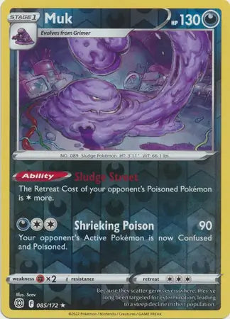 Muk 085/172 (SWSH09: Brilliant Stars)  - Reverse Holofoil | Good Games Adelaide SA