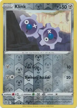 Klink 102/172 (SWSH09: Brilliant Stars)  - Reverse Holofoil | Good Games Adelaide SA