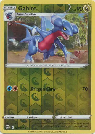 Gabite 108/172 (SWSH09: Brilliant Stars)  - Reverse Holofoil | Good Games Adelaide SA