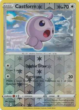Castform 116/172 (SWSH09: Brilliant Stars)  - Reverse Holofoil | Good Games Adelaide SA