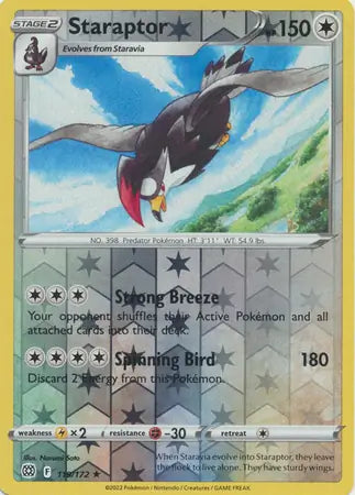 Staraptor 119/172 (SWSH09: Brilliant Stars)  - Reverse Holofoil | Good Games Adelaide SA