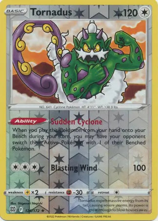Tornadus 126/172 (SWSH09: Brilliant Stars)  - Reverse Holofoil | Good Games Adelaide SA