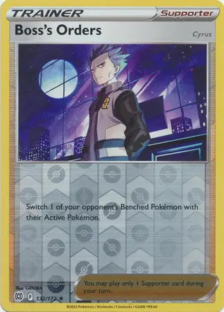 Boss's Orders 132/172 (SWSH09: Brilliant Stars)  - Reverse Holofoil | Good Games Adelaide SA