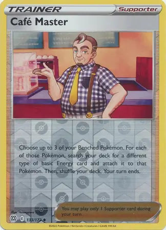Cafe Master 133/172 (SWSH09: Brilliant Stars)  - Reverse Holofoil | Good Games Adelaide SA