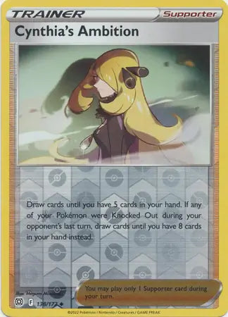 Cynthia's Ambition 138/172 (SWSH09: Brilliant Stars)  - Reverse Holofoil | Good Games Adelaide SA