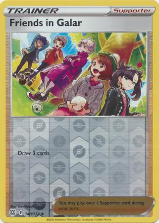Friends in Galar 140/172 (SWSH09: Brilliant Stars)  - Reverse Holofoil | Good Games Adelaide SA
