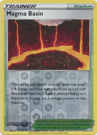 Magma Basin 144/172 (SWSH09: Brilliant Stars)  - Reverse Holofoil | Good Games Adelaide SA