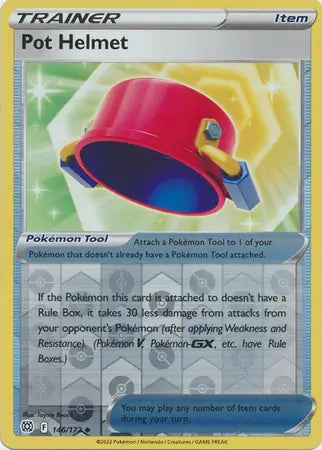 Pot Helmet 146/172 (SWSH09: Brilliant Stars)  - Reverse Holofoil | Good Games Adelaide SA