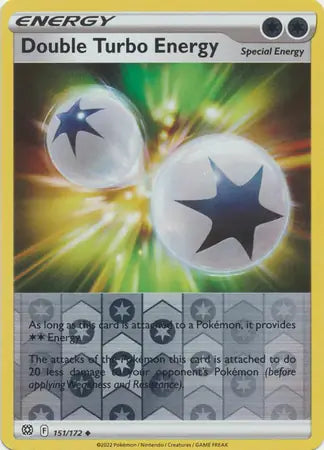 Double Turbo Energy 151/172 (SWSH09: Brilliant Stars)  - Reverse Holofoil | Good Games Adelaide SA