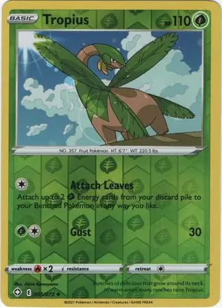 Tropius 005/072 (Shining Fates)  - Reverse Holofoil | Good Games Adelaide SA