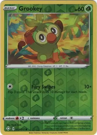 Grookey 011/072 (Shining Fates)  - Reverse Holofoil | Good Games Adelaide SA