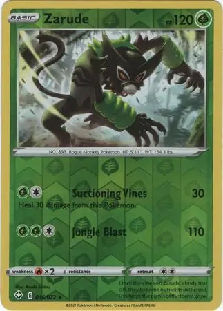 Zarude 016/072 (Shining Fates)  - Reverse Holofoil | Good Games Adelaide SA