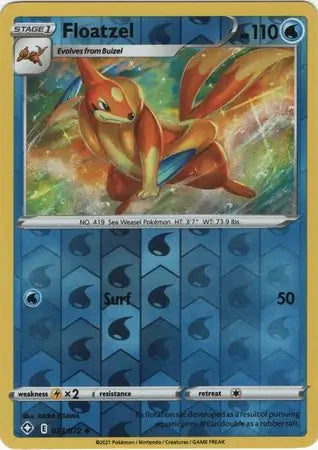 Floatzel 023/072 (Shining Fates)  - Reverse Holofoil | Good Games Adelaide SA