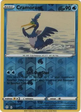 Cramorant 028/072 (Shining Fates)  - Reverse Holofoil | Good Games Adelaide SA