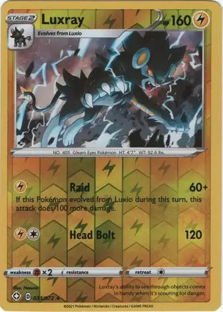 Luxray 033/072 (Shining Fates)  - Reverse Holofoil | Good Games Adelaide SA