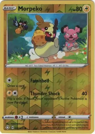 Morpeko 036/072 (Shining Fates)  - Reverse Holofoil | Good Games Adelaide SA