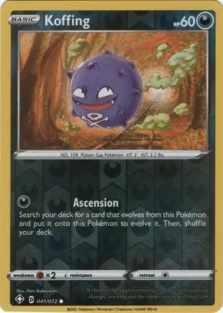 Koffing 041/072 (Shining Fates)  - Reverse Holofoil | Good Games Adelaide SA