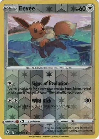 Eevee 052/072 (Shining Fates)  - Reverse Holofoil | Good Games Adelaide SA