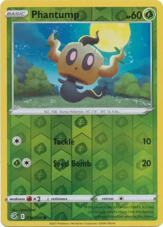 Phantump 016/264 (SWSH08: Fusion Strike)  - Reverse Holofoil | Good Games Adelaide SA