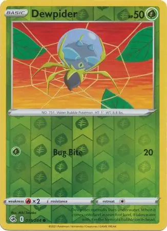 Dewpider 019/264 (SWSH08: Fusion Strike)  - Reverse Holofoil | Good Games Adelaide SA