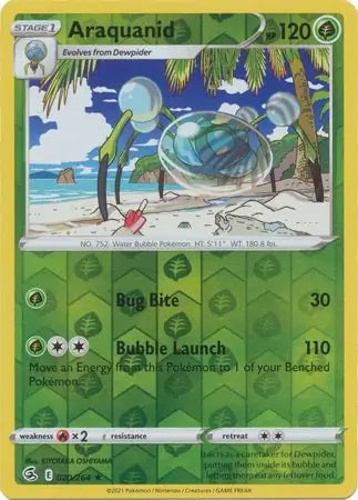 Araquanid 020/264 (SWSH08: Fusion Strike)  - Reverse Holofoil | Good Games Adelaide SA