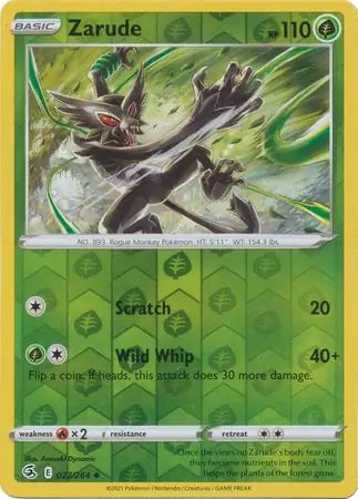 Zarude 027/264 (SWSH08: Fusion Strike)  - Reverse Holofoil | Good Games Adelaide SA