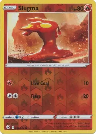 Slugma 034/264 (SWSH08: Fusion Strike)  - Reverse Holofoil | Good Games Adelaide SA