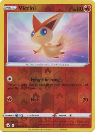 Victini 036/264 (SWSH08: Fusion Strike)  - Reverse Holofoil | Good Games Adelaide SA