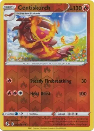 Centiskorch 049/264 (SWSH08: Fusion Strike)  - Reverse Holofoil | Good Games Adelaide SA