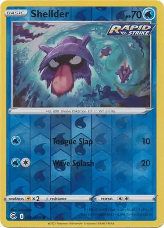 Shellder 050/264 (SWSH08: Fusion Strike)  - Reverse Holofoil | Good Games Adelaide SA