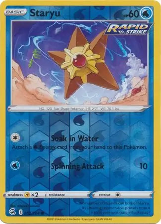 Staryu 052/264 (SWSH08: Fusion Strike)  - Reverse Holofoil | Good Games Adelaide SA