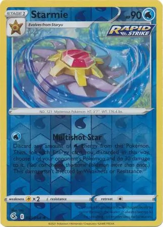 Starmie 053/264 (SWSH08: Fusion Strike)  - Reverse Holofoil | Good Games Adelaide SA