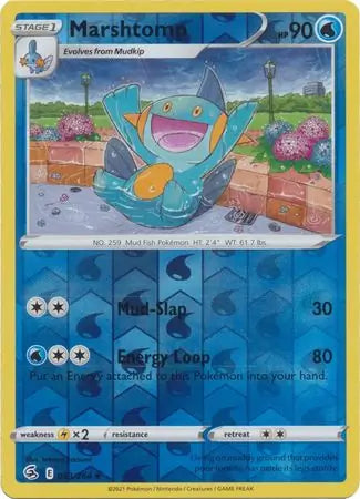 Marshtomp 063/264 (SWSH08: Fusion Strike)  - Reverse Holofoil | Good Games Adelaide SA