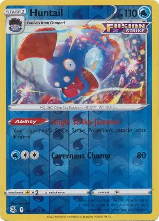 Huntail 066/264 (SWSH08: Fusion Strike)  - Reverse Holofoil | Good Games Adelaide SA