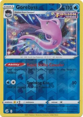 Gorebyss 067/264 (SWSH08: Fusion Strike)  - Reverse Holofoil | Good Games Adelaide SA