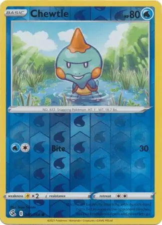 Chewtle 080/264 (SWSH08: Fusion Strike)  - Reverse Holofoil | Good Games Adelaide SA