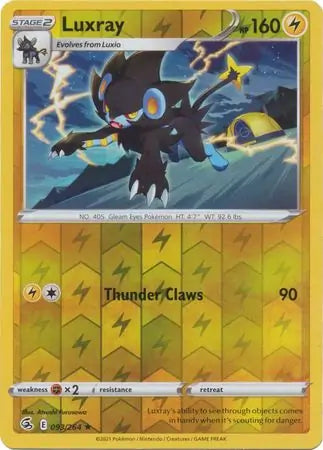 Luxray 093/264 (SWSH08: Fusion Strike)  - Reverse Holofoil | Good Games Adelaide SA