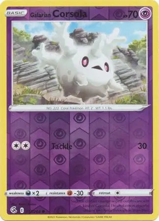 Galarian Corsola 117/264 (SWSH08: Fusion Strike)  - Reverse Holofoil | Good Games Adelaide SA