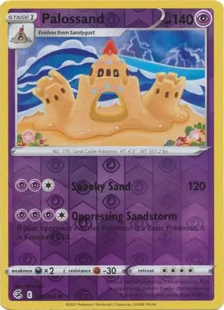 Palossand 126/264 (SWSH08: Fusion Strike)  - Reverse Holofoil | Good Games Adelaide SA