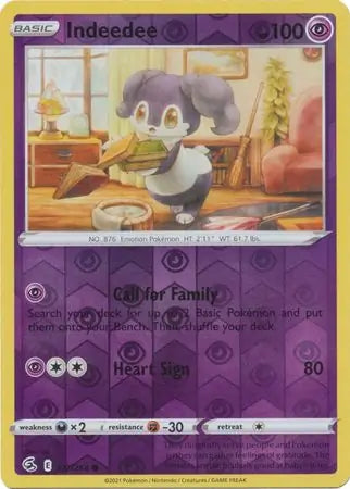Indeedee 127/264 (SWSH08: Fusion Strike)  - Reverse Holofoil | Good Games Adelaide SA