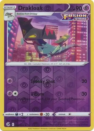 Drakloak 129/264 (SWSH08: Fusion Strike)  - Reverse Holofoil | Good Games Adelaide SA