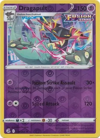Dragapult 130/264 (SWSH08: Fusion Strike)  - Reverse Holofoil | Good Games Adelaide SA