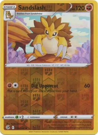 Sandslash 132/264 (SWSH08: Fusion Strike)  - Reverse Holofoil | Good Games Adelaide SA