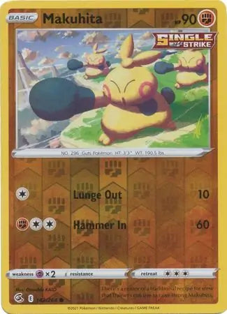 Makuhita 142/264 (SWSH08: Fusion Strike)  - Reverse Holofoil | Good Games Adelaide SA