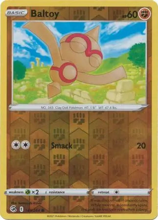 Baltoy 144/264 (SWSH08: Fusion Strike)  - Reverse Holofoil | Good Games Adelaide SA