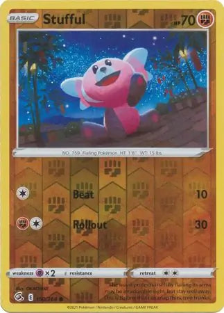 Stufful 150/264 (SWSH08: Fusion Strike)  - Reverse Holofoil | Good Games Adelaide SA