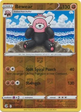 Bewear 151/264 (SWSH08: Fusion Strike)  - Reverse Holofoil | Good Games Adelaide SA
